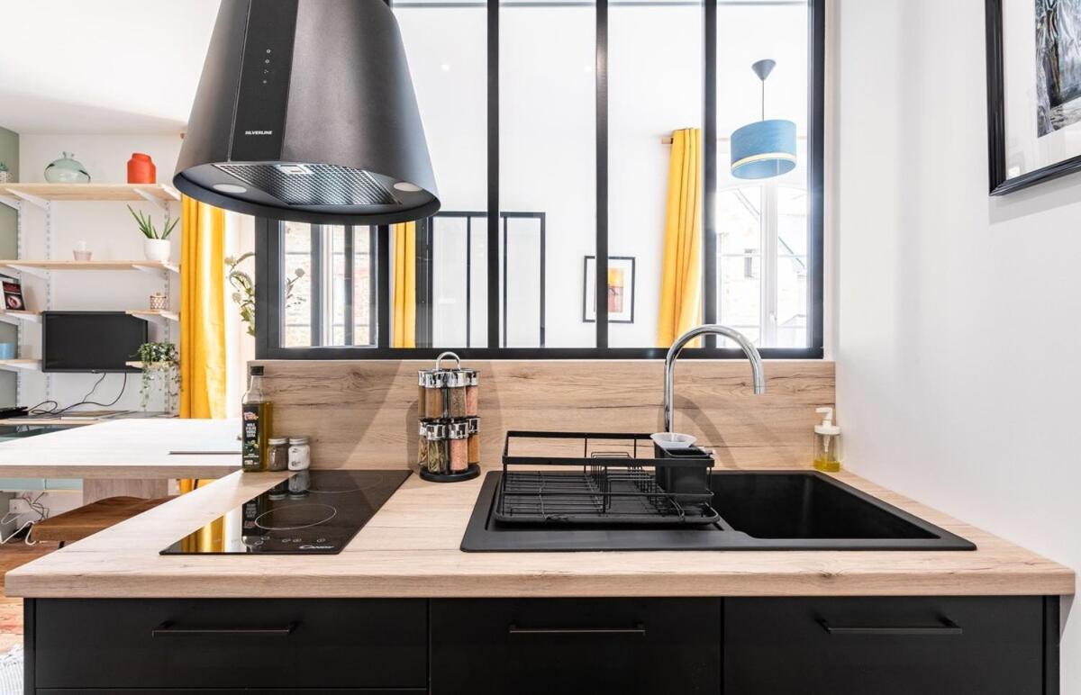 Lucelyne - Beau T2 Renove - Centre - Plage 400M Appartement Dinard Buitenkant foto